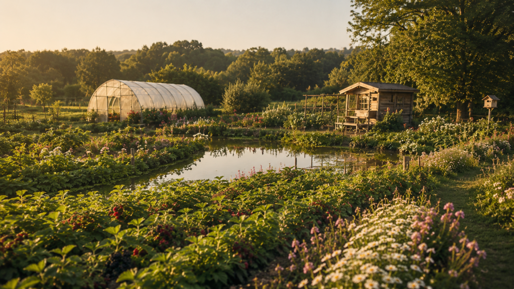 Terrain permacole en biodiversité