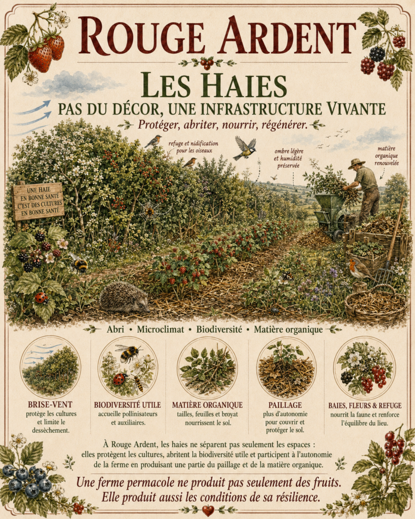 La gestion des haies chez Rouge Ardent