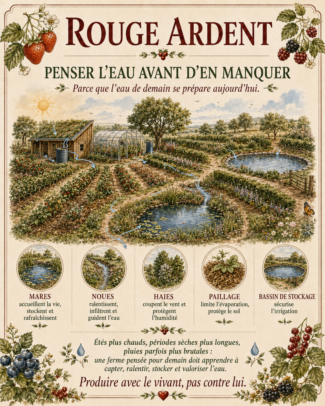 La gestion de l'eau chez Rouge Ardent